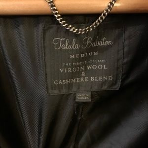 Aritzia coat - wool and cashmere size medium